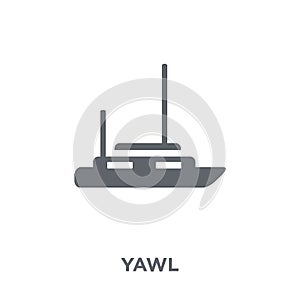 yawl icon from Transportation collection.