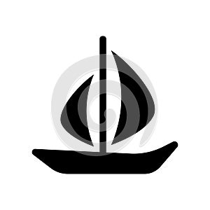 yawl icon. Trendy yawl logo concept on white background from Transportation collection