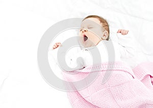 Yawning baby