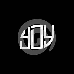 YDY letter logo design on white background. YDY creative initials letter logo concept. YDY letter design