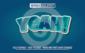 Yeah Idea sucsses editable text effect