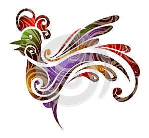 Year 2017 symbol rooster