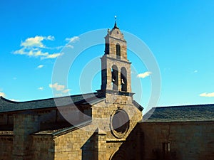 monastery of San Martin of Castaneda and lake of Sanabria, Zamora, spain photo