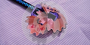 Year 2020 with bye 2019 concept with pencil and sharpener on white background