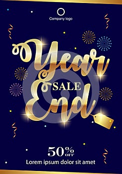 Year End Sale poster