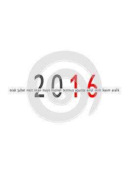 2016 year and months