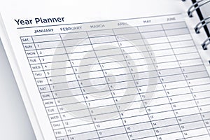 Year planner