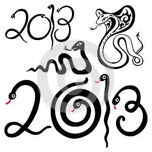 Year snakes symbol
