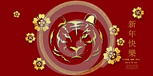 Year of the Tiger, Chinese New Year 2022 Modern background design abstract background Chinese Zodiac Symbol Ideas for Chinese