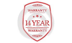 14 year warranty icon