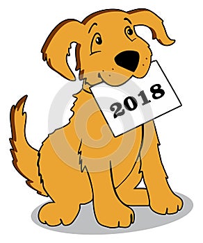2018 year of the yellow dog