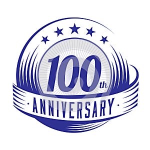 100 anos aniversario diseno plantilla. 100 aniversario celebra designación de la organización o institución diseno. 100 anos designación de la organización o institución 
