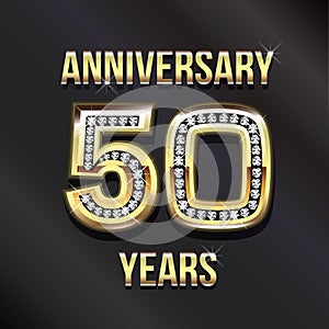50anos aniversario dorado tarjeta 