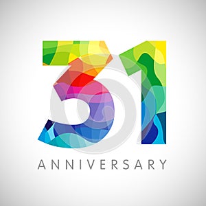 31anos aniversario designación de la organización o institución 