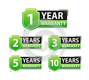 Years warranty shield label. Assuring Quality and Durability with Extended Warranty Coverage