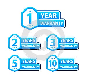 Years warranty shield label. Assuring Quality and Durability with Extended Warranty Coverage