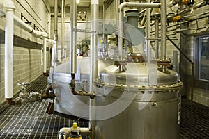 Yeast fermentation vats