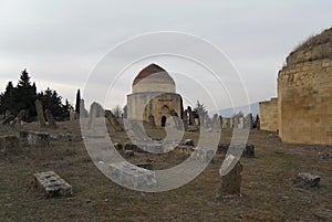 Yeddi Gumbaz mausoleum in Shamakhi (ÅžamaxÄ±), Azerbaijan