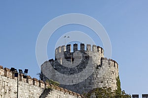 Yedikule Fortress ‘The Castle of Seven Towers’ in Faith, Istanbul, Turkey.
