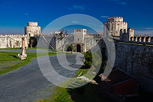 Yedikule Hisarlari (Seven Towers Fortress) in Istanbul, Turkey