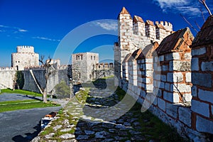 Yedikule Hisarlari (Seven Towers Fortress) in Istanbul, Turkey