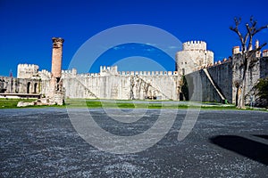 Yedikule Hisarlari (Seven Towers Fortress) in Istanbul, Turkey