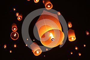 Yee peng festival, Chiang mai, Thailand