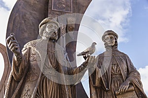 Yekaterinburg, Monument to the russian orthodox saints Peter and