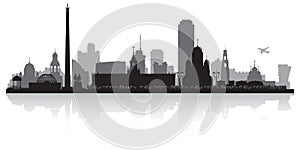 Yekaterinburg Russia city skyline vector silhouette