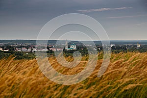 Yelabuga city from a bird's eye view