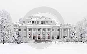 Yelagin a palace in the winter