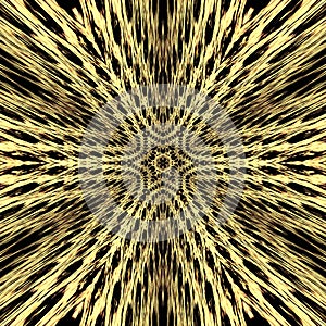 Yello Gold Complex Abstract Background