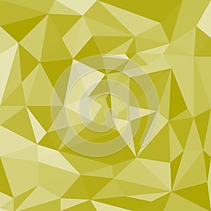 Yellow Abstract Polygonal Background.