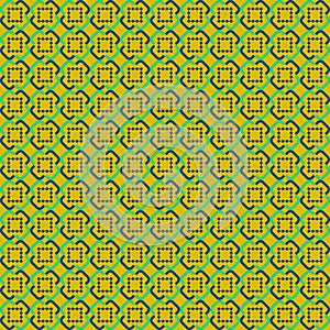 Yellow Abstract Sameless Pattern