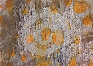 Yellow accents painting background texture