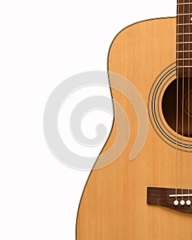 Yellow Acoustic Guitar