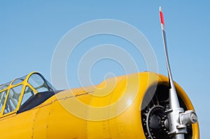 Yellow airplane