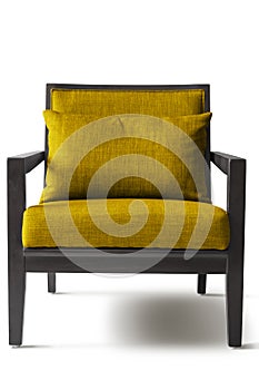 Yellow armchair