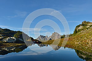 Yellow Aster Butte and the Border Peaks