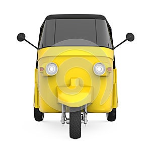 Yellow Auto Rickshaw photo