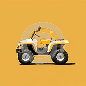 Yellow Background Atv: Clean And Simple Design Inspired By Annibale Carracci