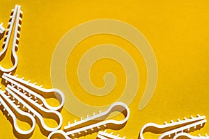 yellow background with details