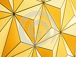Yellow Background of diamond shapes
