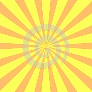 Yellow background superhero. Super hero cartoon gradient texture. Sun rays burst. Radiate sun beam, burst effect retro