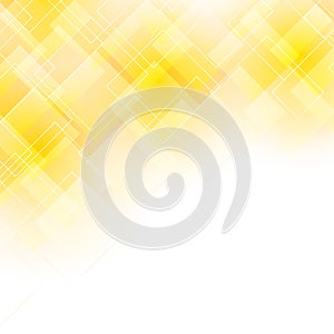 Yellow background with transparent shapes