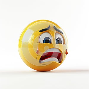 A Yellow Ball with a Frown