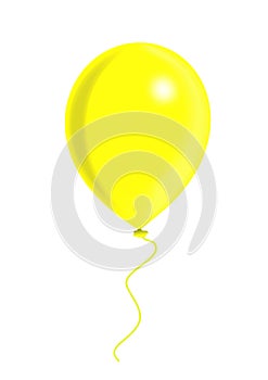Yellow balloon