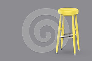 Yellow bar stool