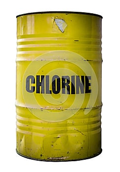 Yellow Barrel Of Chlorine