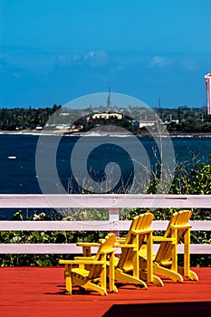 Yellow Beach Adirondack Chair